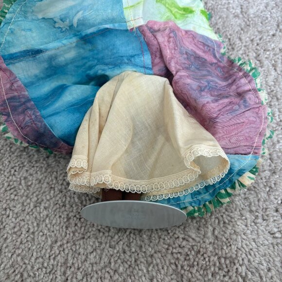 Handmade Fabric Folk African American Doll With Kaiser Stand Soft face and limbs - Picture 4 of 10